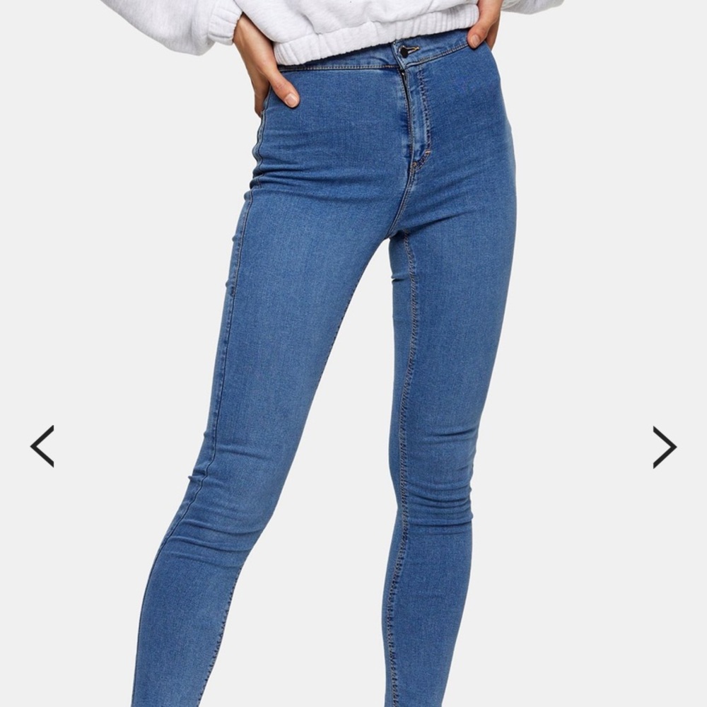 Topshop Moto Skinny Blue Joni Jeans